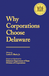 Why Corporations Choose Delaware